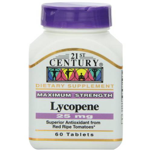 21st Century Lycopene 25 Mg Tablets, 60-Count (Pack of 3)