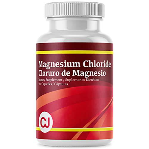 Magnesium Chloride - Cloruro de Magnesio, 100 Capsules, Essential Mineral Supplement, Relaxation