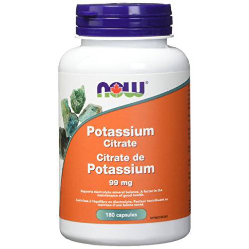 NOW FOODS Potassium Citrate 99Mg, 180 CT