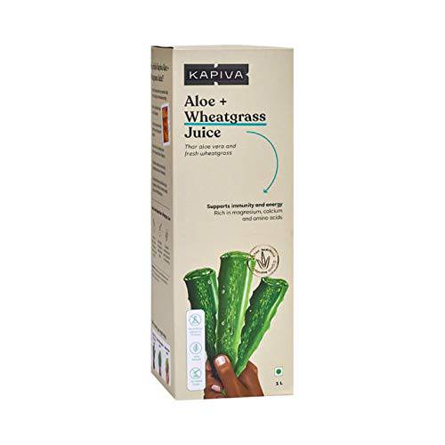 Aloe Vera + Wheatgrass Juice-1L