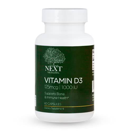 Next Necessities Vitamin D3 60 Count Capsules