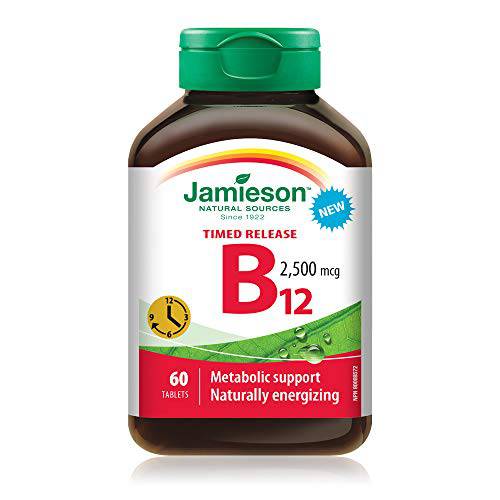 Jamieson Vitamin B12 2,500 mcg, 60 Tablets