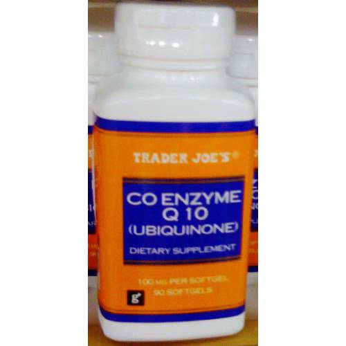 Trader Joe’s Co Enzyme Q 10 (ubiquinone), 100mg, 90 Softgels