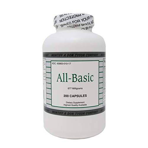 All Basic 677 mg 200 Capsules