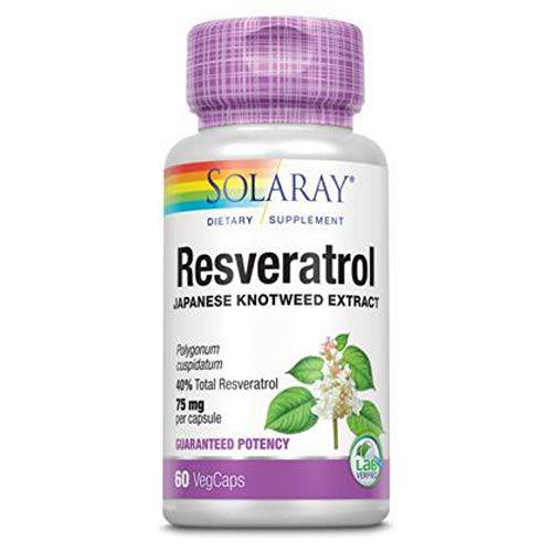 Solaray Guaranteed Potency Resveratrol, Veg Cap (Btl-Plastic) 75mg | 60ct