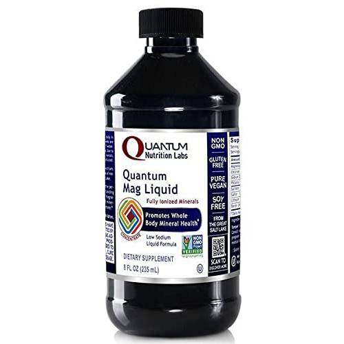 Quantum Mag Liquid - Promotes Whole Body Mineral Health - Rich in Magnesium - Solar-Evaporated Mineral Concentrate from Utah’s Great Salt Lake - 8 FL OZ