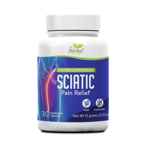 Sciatic Pain Relief - Sciatica Nerve Pain Relief - Sciatica Nerve Inflammation Reducer - Herbal Supplement - No Side Effects