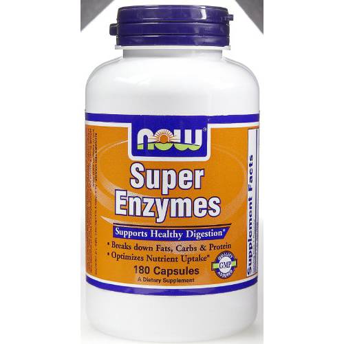 Now Foods: Super Enzyme Supports Healthy Digestion, 180 Caps, (6 pack)