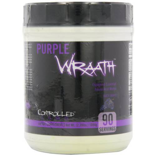 Controlled Labs Purple Wraath 90 Serving Juicy Grape, 2.5 Pound