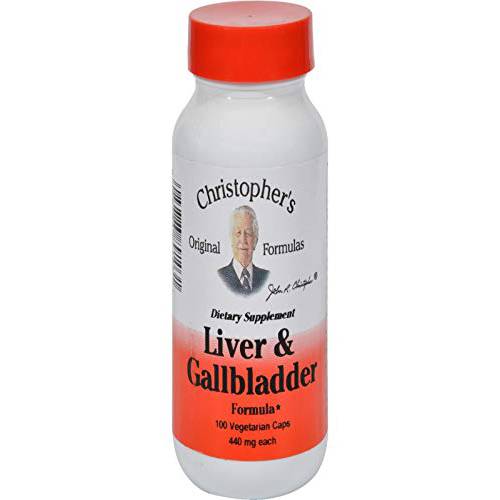 Christopher’s Liver And Gall Bladder - 440 mg - 100 Vegetarian Capsules