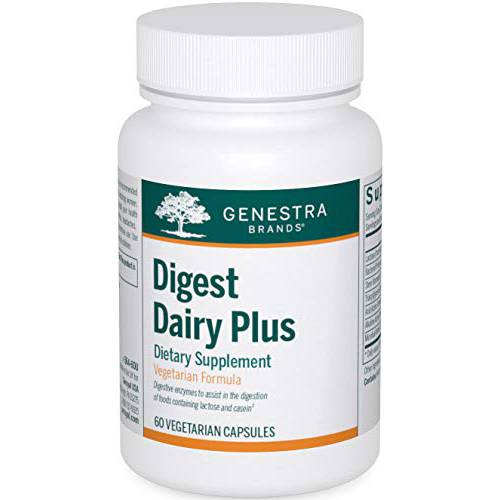 Genestra Brands Digest Dairy Plus | Enzyme Supplement to Assist Digestion of Dairy Products | 60 Capsules