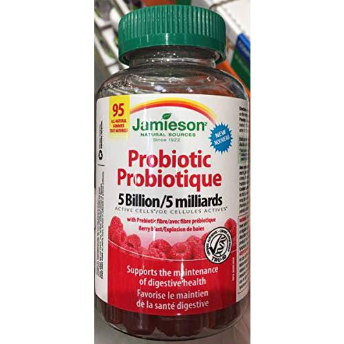 Jamieson Probiotic 5 Billion Active Cells, 95 Gummies