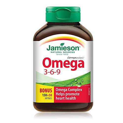 Jamieson Nature’s Finest Omega 3-6-9, 200 capsules