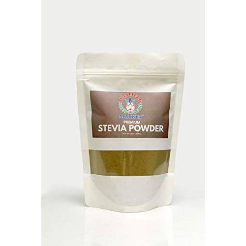Maxfield Market Organic Raw Unprocessed Stevia Powder