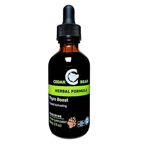 Cedar Bear Thyro Boost - Liquid Herbal Supplement 2 Fl Oz