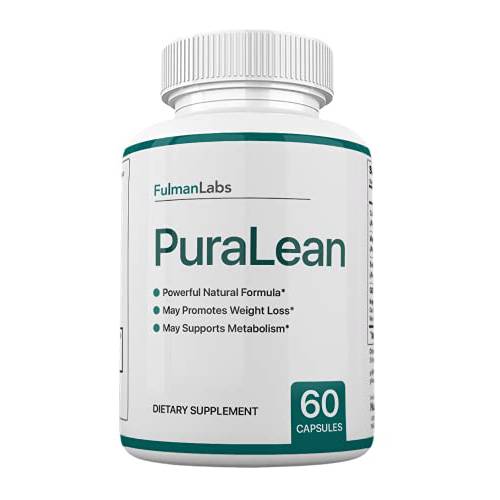 Nutra City Official PuraLean Detox Pills by Fulman Labs, PureLean Weight Loss Supplement, 60 Capsules, 1 Month Supply