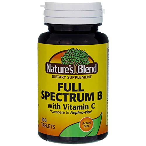 Nature’s Blend Full Spectrum B With Vitamin C Tablets 100 (Pack of 3)