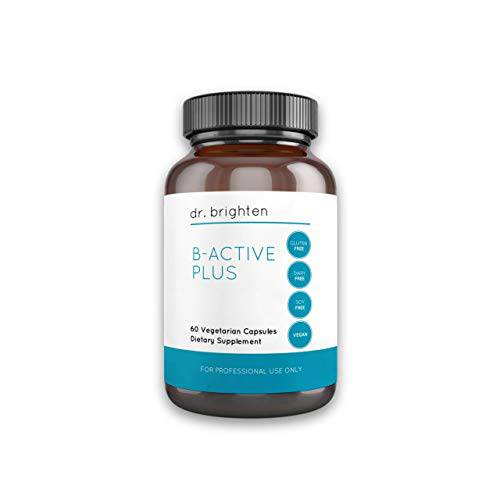 Dr. Brighten B-Active Plus - B Vitamins Dietary Supplement Combination Formula Supplies Most of The Vitamin-B in Their Coenzymated Forms Supports Methylation