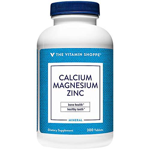 CalciumMagnesiumZinc with Vitamin D Supports Healthy Bones (300 Tablets)