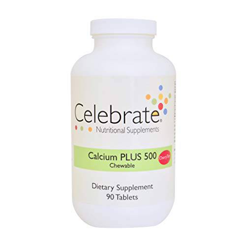 Celebrate Calcium Citrate Plus chewable 500mg - Cherry Tart - 90 Count