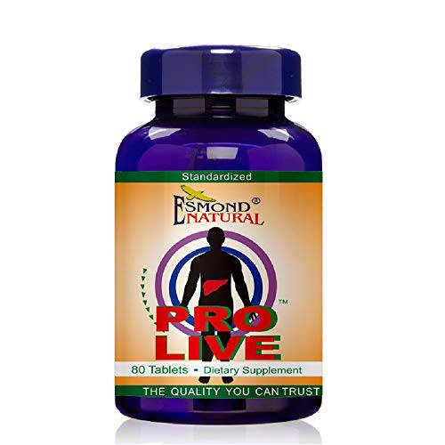Esmond Natural: Pro Liver (Supports Liver Function), GMP, Natural Product Assn Certified, Made in USA - 80 Tablets
