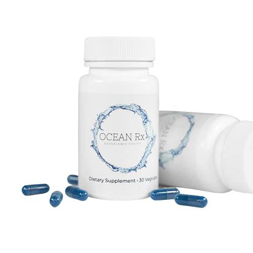 Ocean Rx - Pure Blue Spirulina Extract Prebiotic Phycocyanin Supplement | Antioxidant, Anti-Inflammatory (30 Counts)