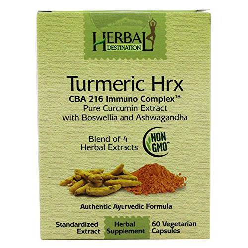 Turmeric Hrx - Anti-inflammation, Immune and Joint support product, Veg Caps, Non-GMO, Vegan*