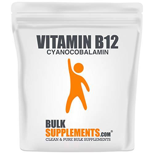 BulkSupplements.com Pure Cyanocobalamin (Vitamin B12) Powder (25 Grams - 0.88 oz)