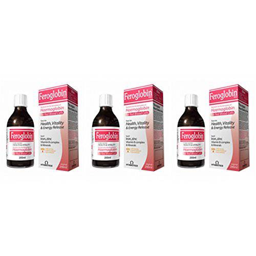 (3 Pack) - Vitabiotic - Feroglobin-b12 | 200ml | 3 Pack Bundle