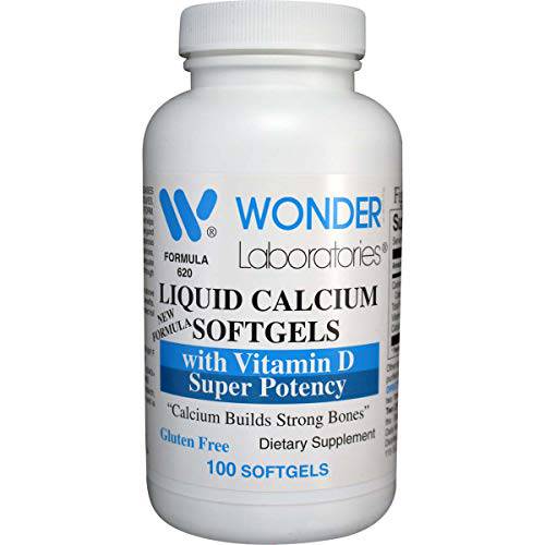 Liquid Calcium Softgels | w/Vitamin D3 Super Potency