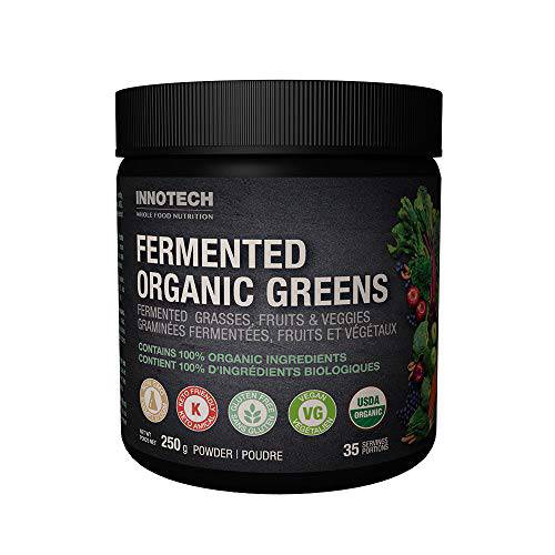INNOTECH Nutrition: Fermented Organic Greens, Berry Flavor - 250 g
