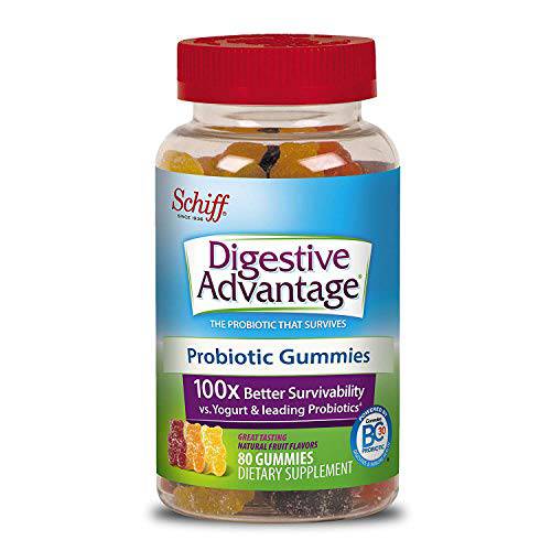 Digestive Advantage Probiotic Gummies, Dietary Supplement, 80 Count