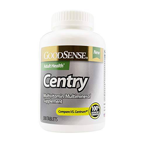 GoodSense Centry Adult Health Multivitamin & Multimineral Supplement Tablets, 300 Count