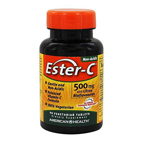Ester C 500mg w/Citrus Bioflavins 90 VGT, 2 pack