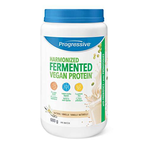 Progressive Harmonized Fermented Vegan Protein Natural Vanilla, 680 g
