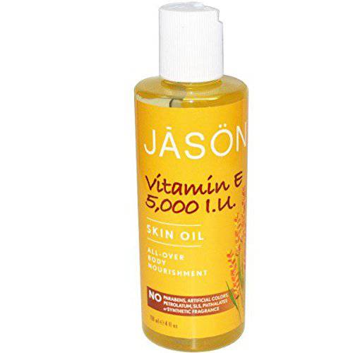 Jason Natural Cosmetics Pure Beauty Oil, 5,000 IU Vitamin E Oil - 4 fl oz(2