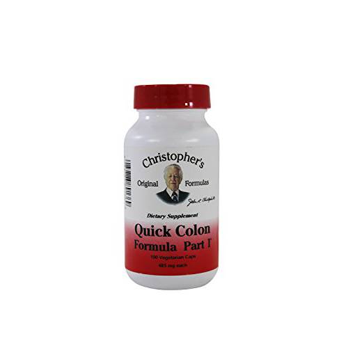 Dr. Christopher’s Quick Colon Part 1 - 475 mg - 100 Vegetarian Capsules