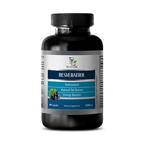 antioxidant Supplement for Fertility - RESVERATROL 1200 Mg - Natural ANTIOXIDANT Complex - resveratrol Vitamins - 1 Bottle 60 Capsules