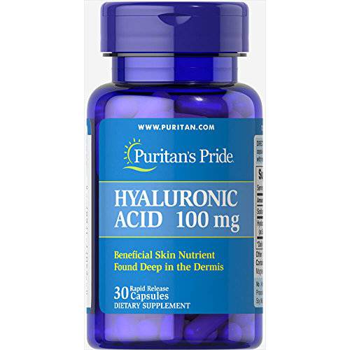 Puritan’s Pride Hyaluronic Acid 100 mg-30 Capsules