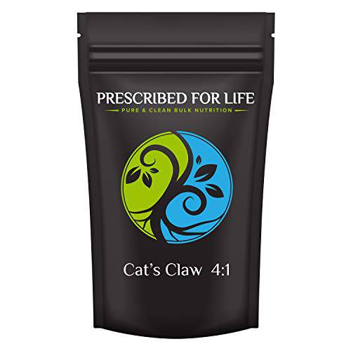 Prescribed for Life Cat’s Claw - 4:1 Natural Inner Bark Extract Powder - (Uncaria ormentosa), 4 oz (113 g)