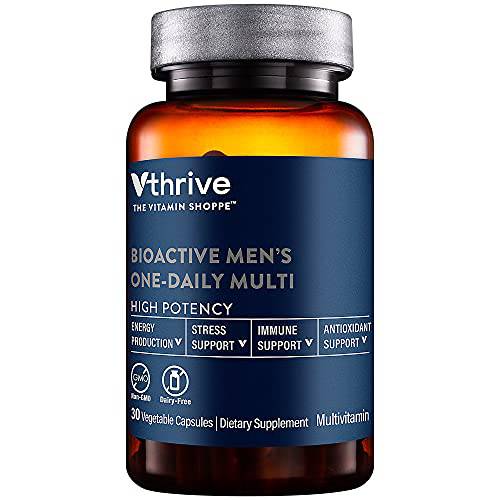 OnceDaily Bioactive Multivitamin for Men Supports Energy Production Stress (30 Vegetarian Capsules)