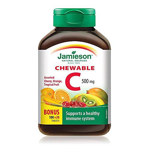 Jamieson Vitamin C Mixed Fruit 500mg 120 Tablets