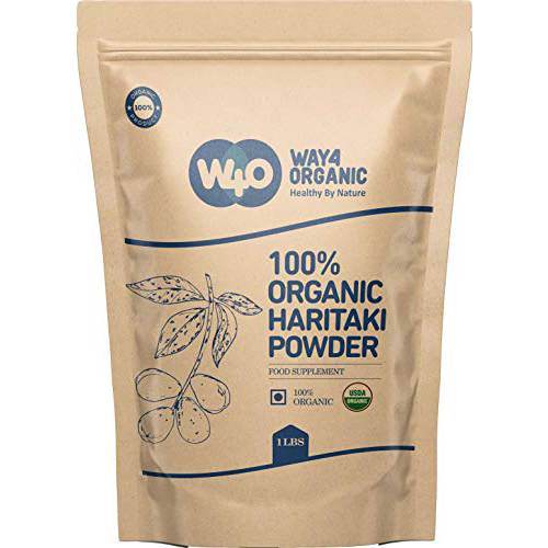 Organic Haritaki Powder 1lb (16 Ounces), Terminalia Chebula