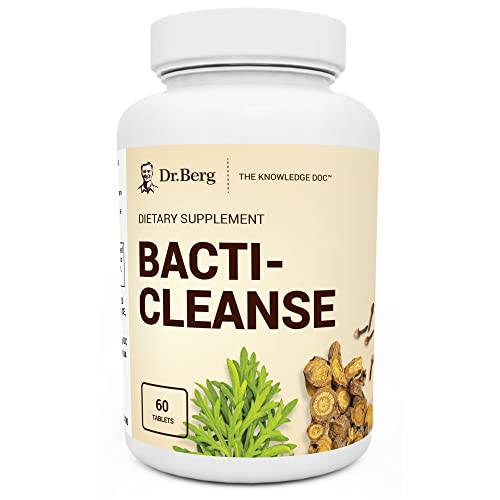 Dr. Berg’s Bacti-Cleanse - 8in1 Immune Booster Supplements with Digestive and Inflammation Support Formula - Natural Phytonutrients Minerals and Rich in Antioxidants w/ Vitamin D3 & Zinc - 60 Capsules