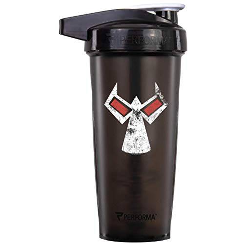 Performa ACTIV Series - DC VILLAINS 28oz Shaker Bottle (Bane), Best Leak Free Bottle with ActionRod Mixing Technology for Your Sports & Fitness Needs