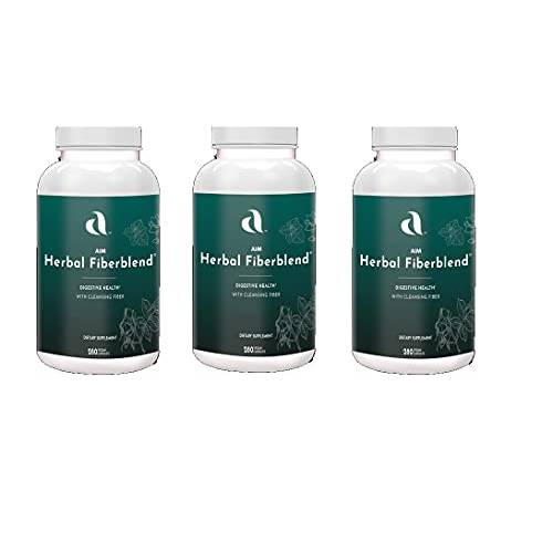 AIM Herbal Fiberblend 280 Capsules (3 Bottle) Helps Maintain Whole Body Healthy