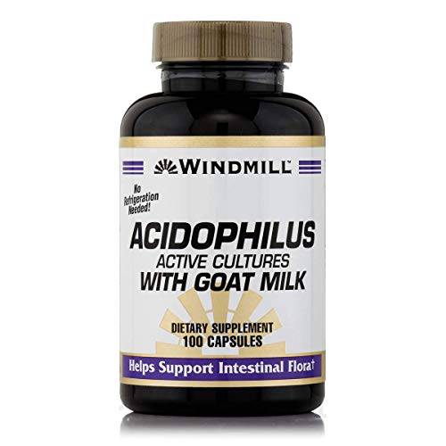 Acidophilus W/Goat Milk Caps 100’s Windmill