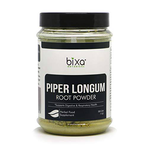 bixa BOTANICAL Pippali Mool Powder (Pippali Root/ Piper longum Root ) 200g (7 Oz) |Ayurvedic Herbal Supplement