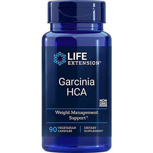 Life Extension Garcinia HCA – Garcinia Ambogia Extract Promotes a Healthy Weight – Gluten-Free, Non-GMO, Vegetarian – 90 Vegetarian Capsules