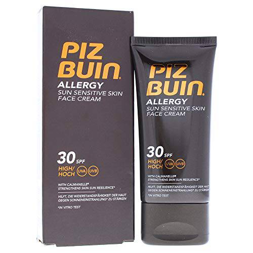 Piz Buin Allergy Face Cream SPF 30 for Unisex, 1.7 Ounce